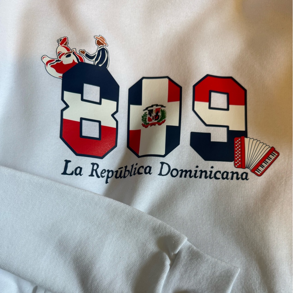 Small Dominican Republic 809 Hoodie